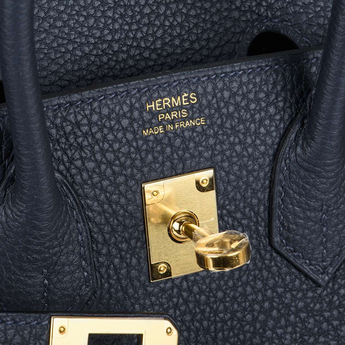 Hermes Birkin 25 Bleu Nuit Togo Palladium Hardware #T - Vendome Monte Carlo